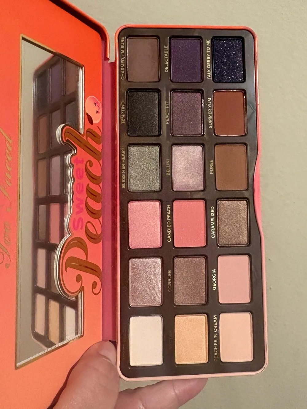 Too Faced Sweet Peach Eyeshadow Palette - Brand New Never .